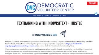 Textbanking with IndivisiText + Hustle – Democratic Volunteer Center