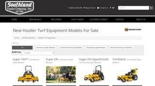 New Hustler Turf Equipment Models For Sale Southland Engine ...