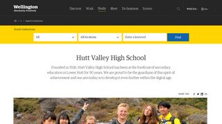 Hutt Valley High School » WellingtonNZ.com