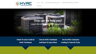 Online HVAC Training | HVAC Training Solutions — HVAC Training ...