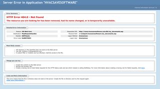 HVAC Save Software - Login