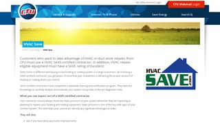 HVAC Save - Cedar Falls Utilities