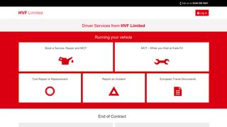 HVF Driver Portal - Welcome