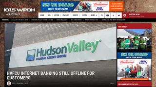 HVFCU Internet Banking Still Offline for Customers - 101.5 WPDH