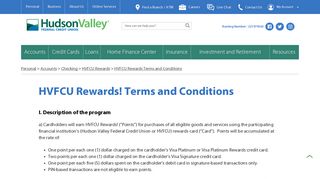 HVFCU Rewards Terms and Conditions - Hudson Valley Federal ...