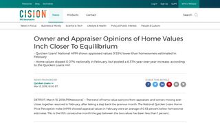 Owner and Appraiser Opinions of Home Values Inch Closer To ...