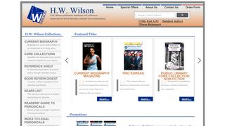 Home | H.W. Wilson, published & distributed by Grey House Publishing