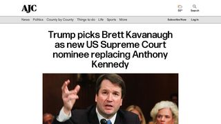 Trump picks Brett Kavanaugh as new US Supreme Court nominee ...