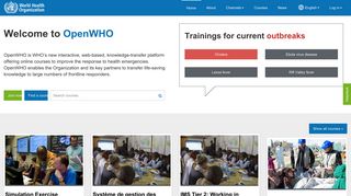 OpenWHO: MOOCs - start to enjoy learning now