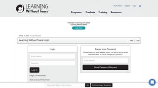 Login - Learning Without Tears Jobs - ApplicantPro