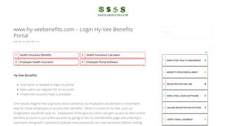 www.hy-veebenefits.com - Login Hy-Vee Benefits Portal ...