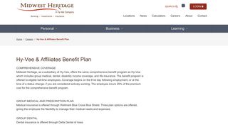 Hy-Vee & Affiliates Benefit Plan - Midwest Heritage Bank