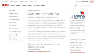 Live Healthy America - Hy-Vee