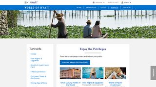 Hyatt Rewards | Redeem Points For Free Nights and More | World of ...