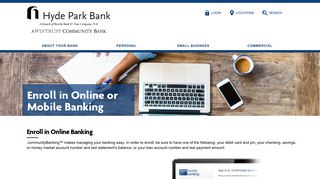 Enroll in Online & Mobile Banking | Beverly Bank ... - Hyde Park Bank