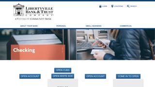 Checking - Libertyville Bank & Trust