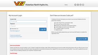 Waterloo North Hydro :: My Account Login