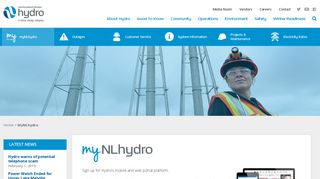 myNLhydro | Newfoundland & Labrador Hydro
