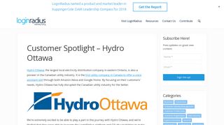 Customer Spotlight - Hydro Ottawa - LoginRadius