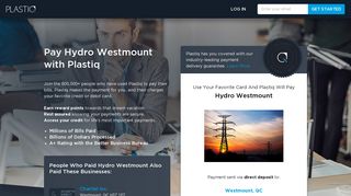 Pay Hydro Westmount with Plastiq