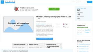 Visit Members.hylaplay.com - Hylaplay Member Area.