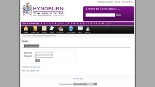 Login - Hyndburn Borough Council