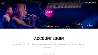 Admin Login | Hype Agency