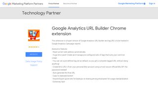 Google Analytics URL Builder Chrome extension - Google Marketing ...