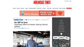 An ISP to love | Cover Stories | Arkansas news, politics, opinion ...