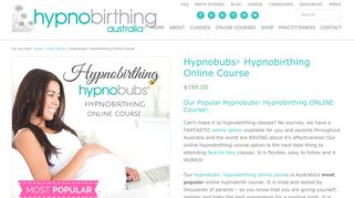 Hypnobubs® Hypnobirthing Online Course | Hypnobirthing Australia™