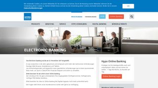Electronic Banking Login - Mein Online Banking ... - Hypo Vorarlberg