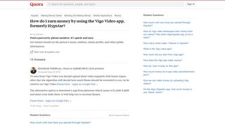 How to earn money by using the Vigo Video app, formerly Hypstar ...