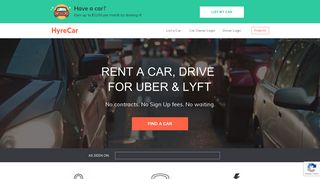 Rent a Car, Drive for Uber and Lyft - HyreCar