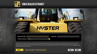 Hyster EMEA Dealer Extranet