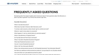Frequently Asked Questions | Hyundai USA