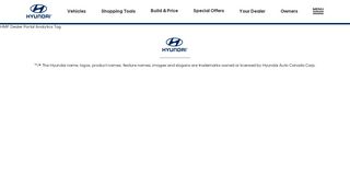 Hyundai Motor Finance - Finance | Hyundai Canada