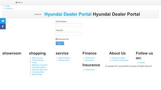 Login - Hyundai Dealer Portal