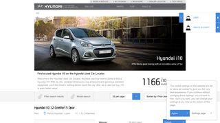 Approved Used Hyundai i10 For Sale | Hyundai UK - Used cars