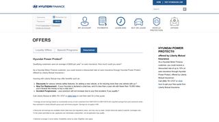 Hyundai Motor Finance -- Power Protect Auto Insurance