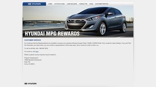 Customer Service | Hyundai Reward Card