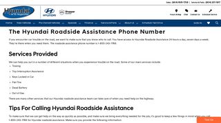 Hyundai Roadside Assistance | Phone Number To Call ^
