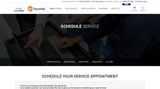 Schedule Your Service Appointment | Southtown Hyundai Edmonton ...