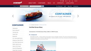 Verified Gross Mass - Hyundai Merchant Marine