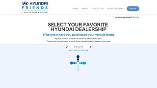 Sign Up - Hyundai Friends