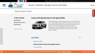 2019 Hyundai Santa Fe Incentives, Specials & Offers in West Islip NY