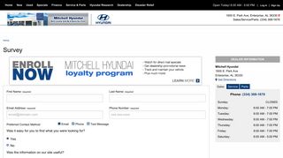 Survey - Mitchell Hyundai