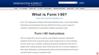 What is Form I-90? - Immigration