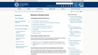 Renew a Green Card | USCIS