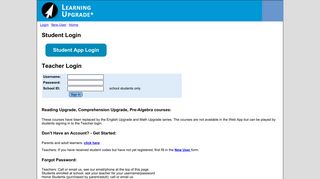 Login - Learning Upgrade