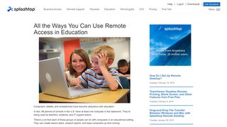 the Ways You Can Use Remote Access in Education - Splashtop